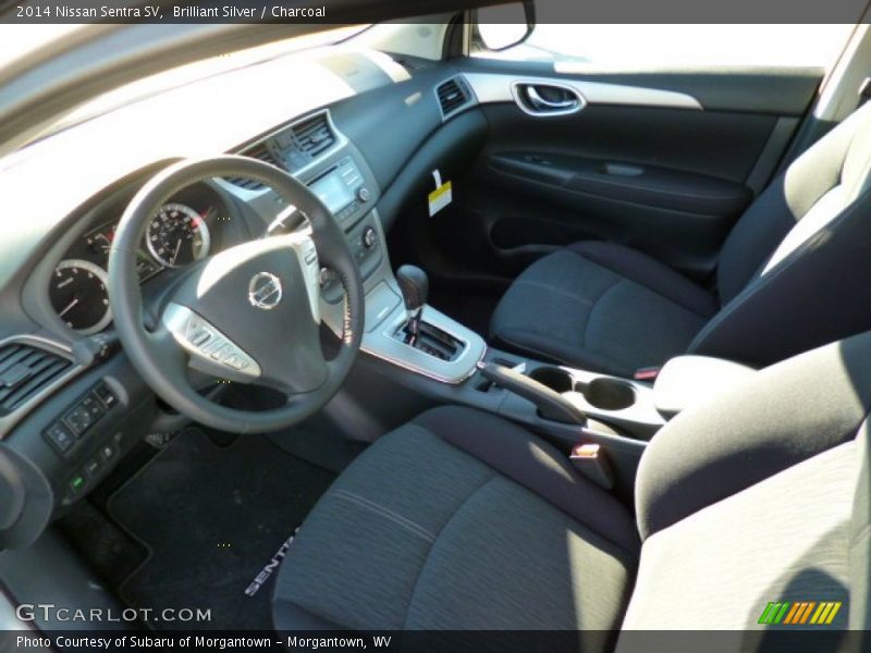 Brilliant Silver / Charcoal 2014 Nissan Sentra SV