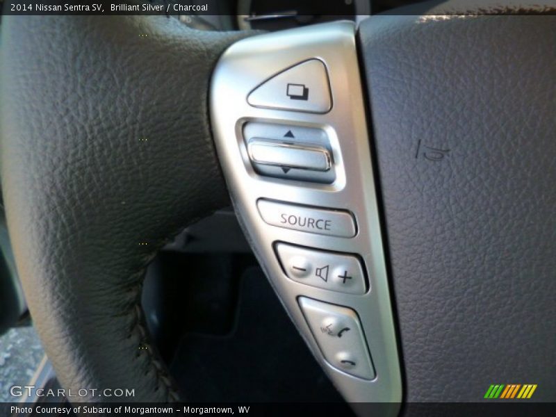 Brilliant Silver / Charcoal 2014 Nissan Sentra SV