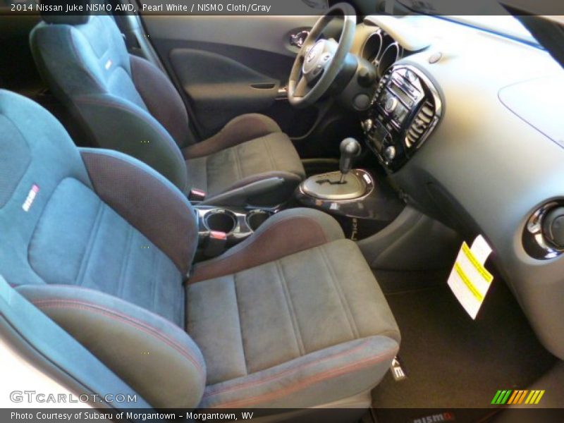 Pearl White / NISMO Cloth/Gray 2014 Nissan Juke NISMO AWD