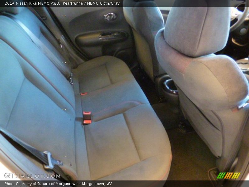 Pearl White / NISMO Cloth/Gray 2014 Nissan Juke NISMO AWD