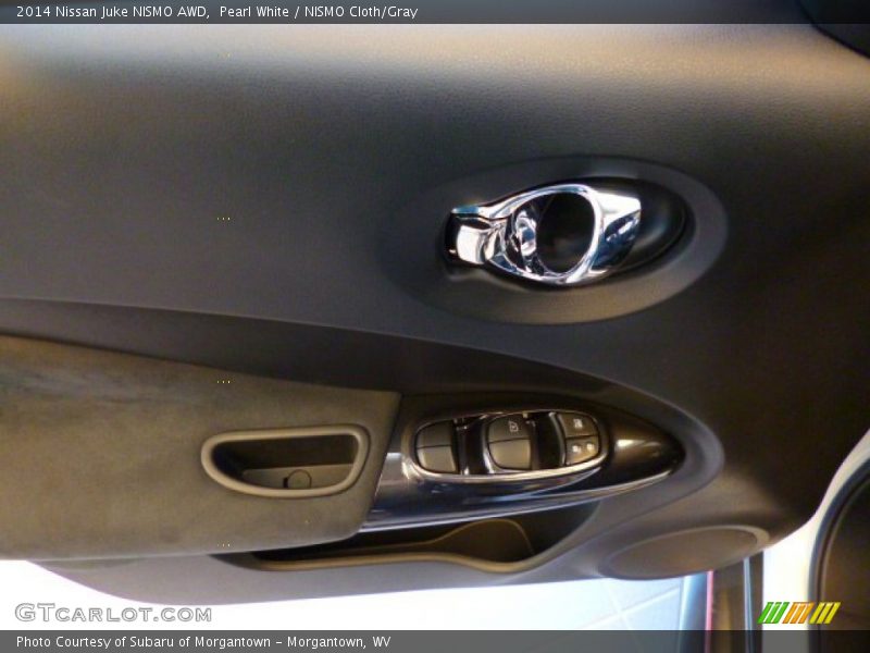Pearl White / NISMO Cloth/Gray 2014 Nissan Juke NISMO AWD