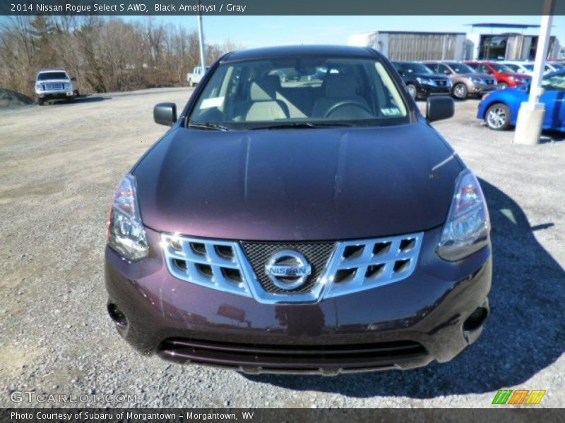 Black Amethyst / Gray 2014 Nissan Rogue Select S AWD