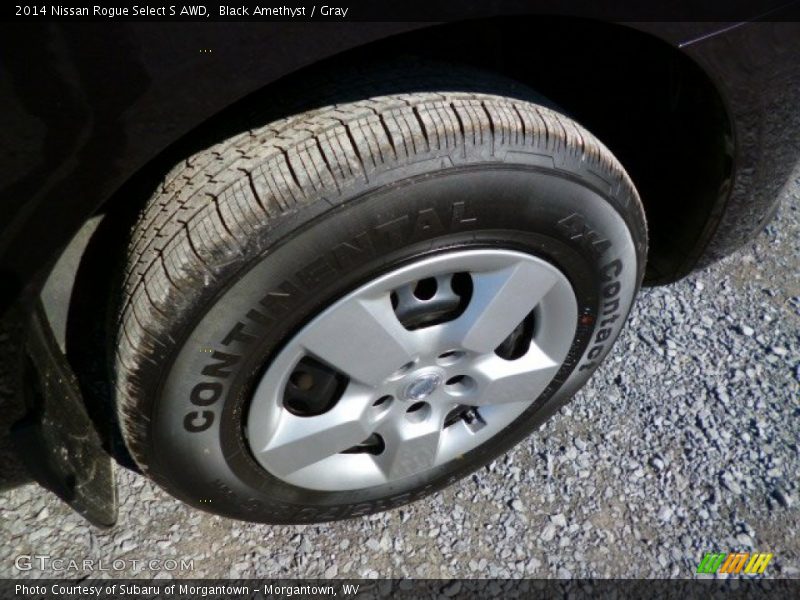 Black Amethyst / Gray 2014 Nissan Rogue Select S AWD
