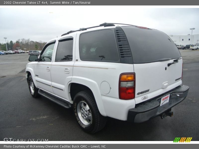Summit White / Tan/Neutral 2002 Chevrolet Tahoe LT 4x4