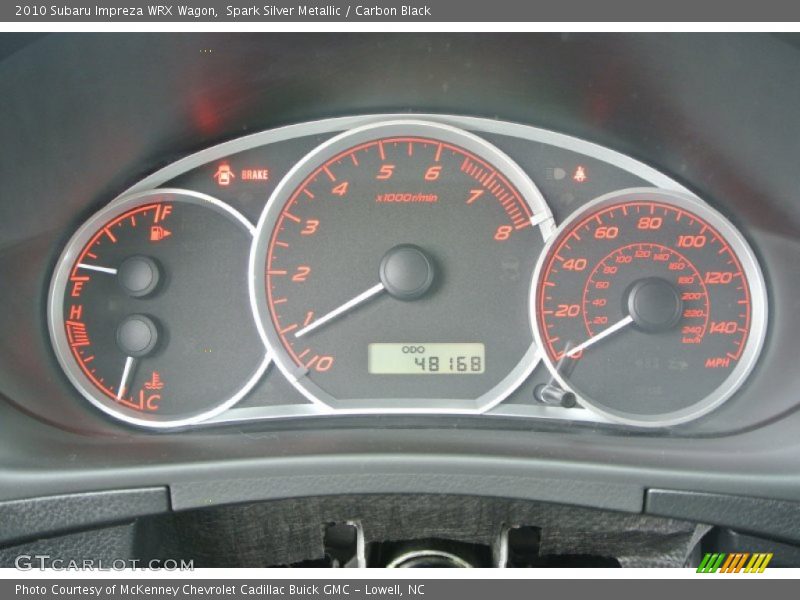 Spark Silver Metallic / Carbon Black 2010 Subaru Impreza WRX Wagon
