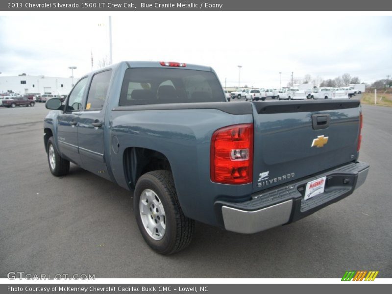 Blue Granite Metallic / Ebony 2013 Chevrolet Silverado 1500 LT Crew Cab