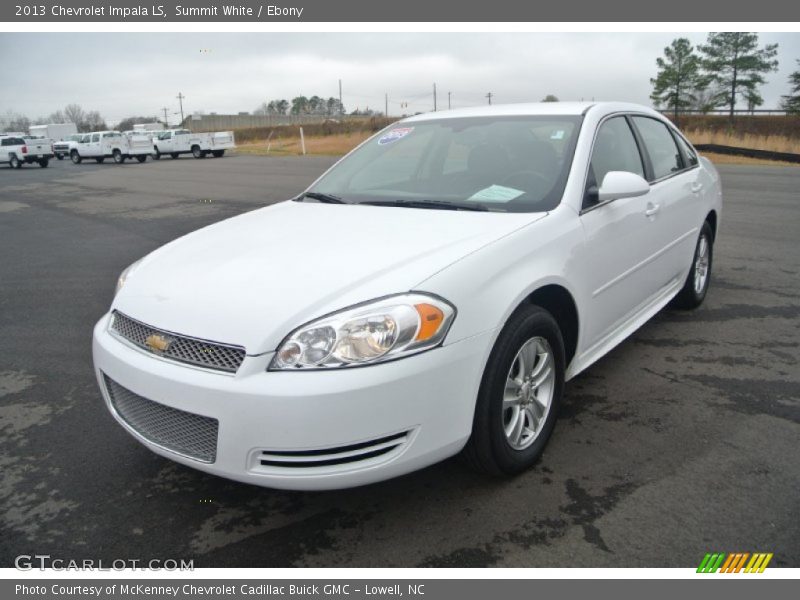 Summit White / Ebony 2013 Chevrolet Impala LS