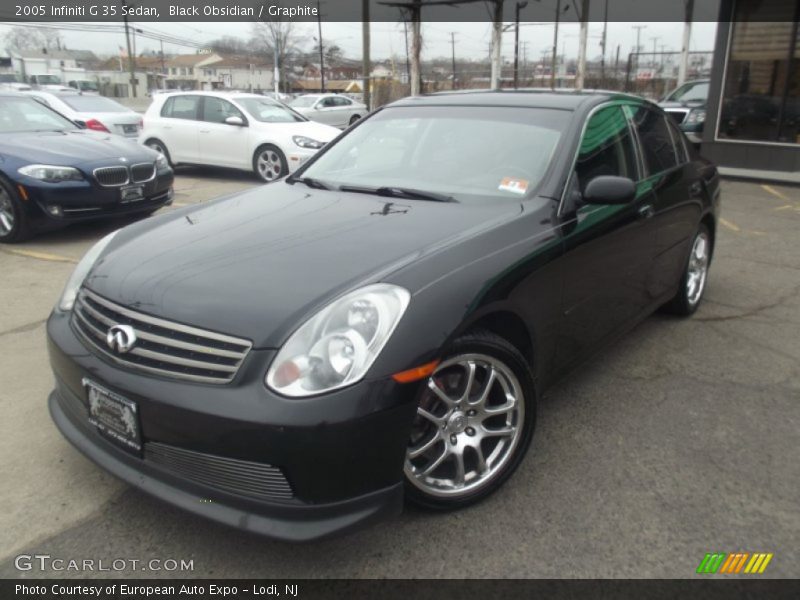 Black Obsidian / Graphite 2005 Infiniti G 35 Sedan
