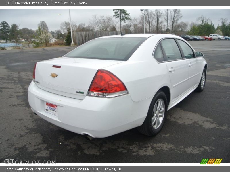 Summit White / Ebony 2013 Chevrolet Impala LS