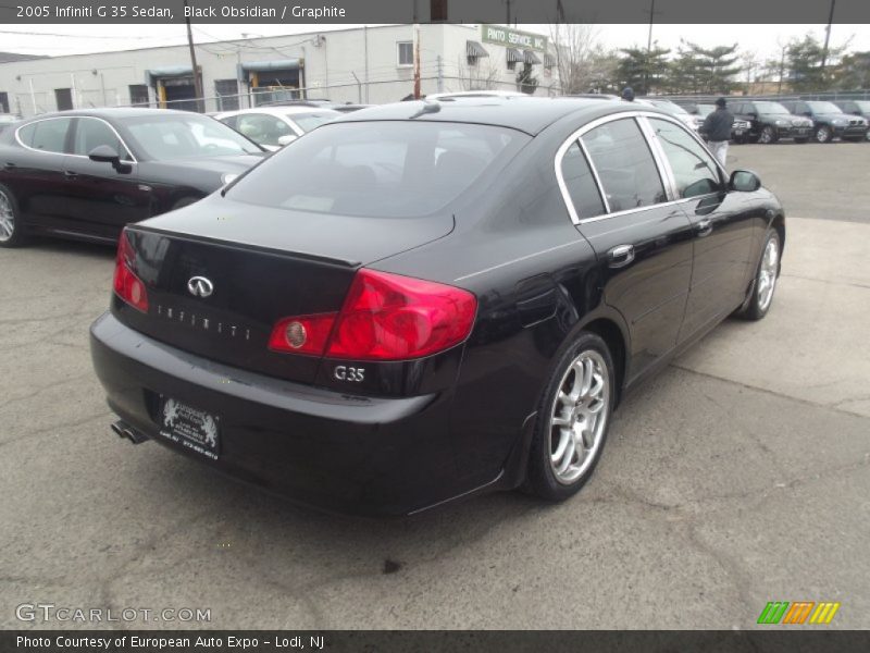 Black Obsidian / Graphite 2005 Infiniti G 35 Sedan