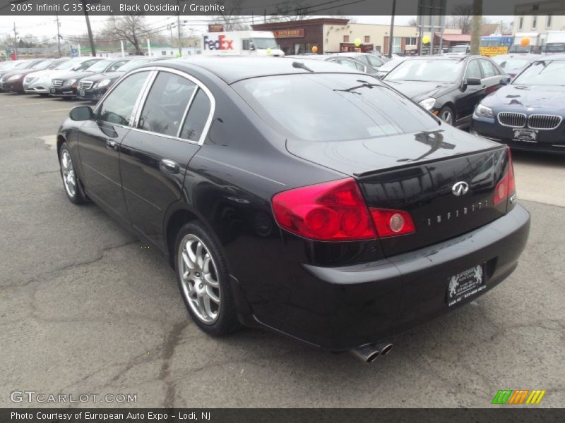 Black Obsidian / Graphite 2005 Infiniti G 35 Sedan