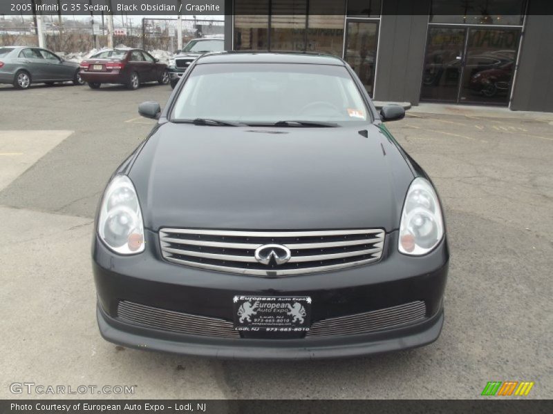 Black Obsidian / Graphite 2005 Infiniti G 35 Sedan