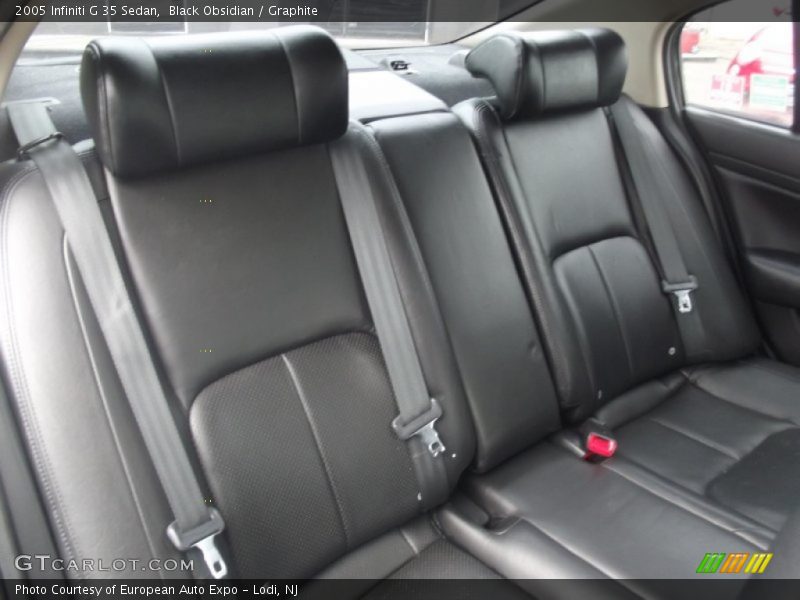 Black Obsidian / Graphite 2005 Infiniti G 35 Sedan