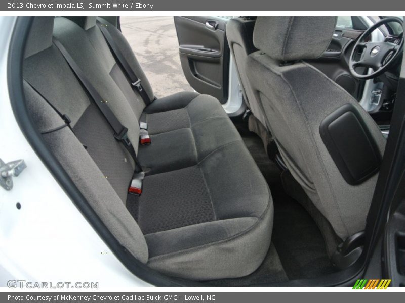 Rear Seat of 2013 Impala LS