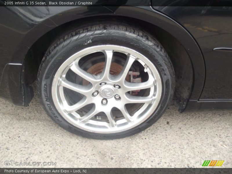 Black Obsidian / Graphite 2005 Infiniti G 35 Sedan