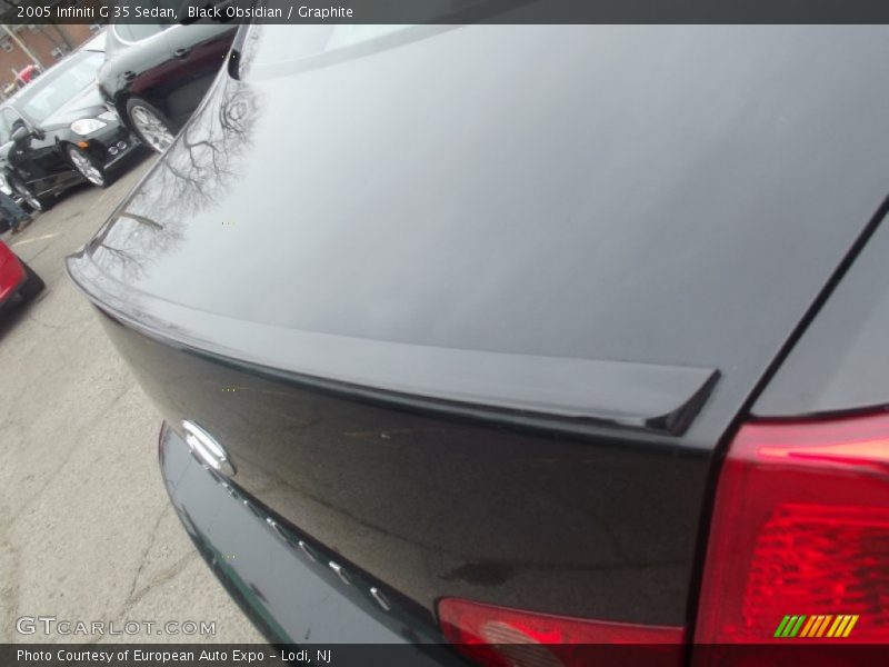 Black Obsidian / Graphite 2005 Infiniti G 35 Sedan