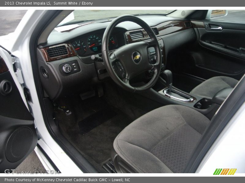 Summit White / Ebony 2013 Chevrolet Impala LS