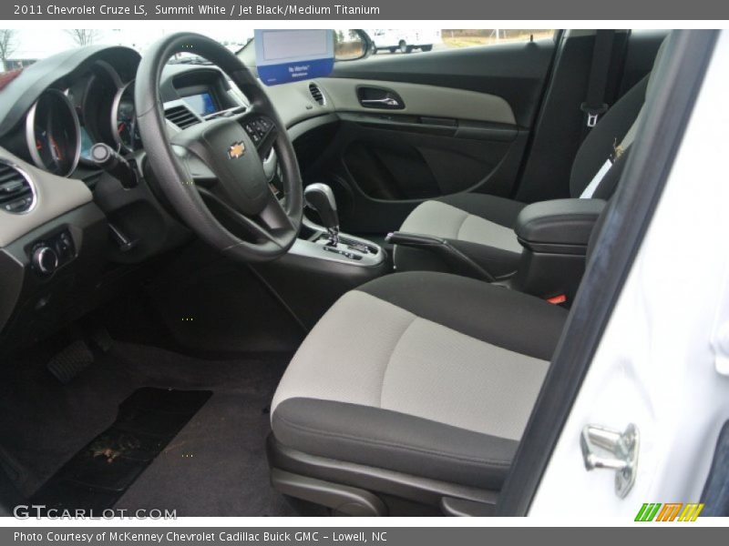  2011 Cruze LS Jet Black/Medium Titanium Interior