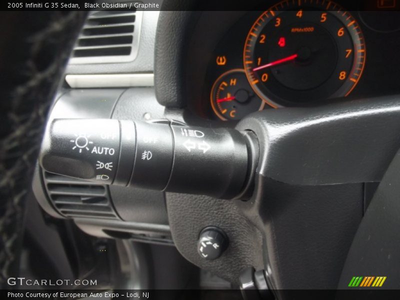 Black Obsidian / Graphite 2005 Infiniti G 35 Sedan