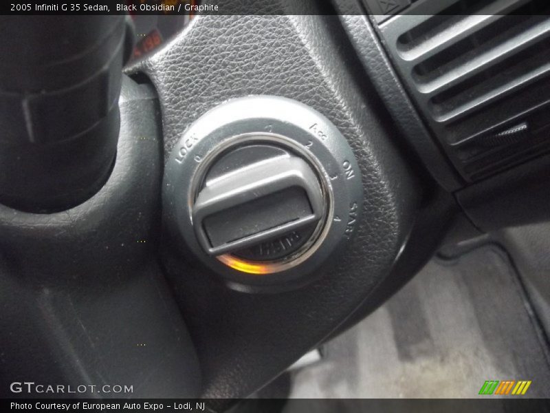 Black Obsidian / Graphite 2005 Infiniti G 35 Sedan