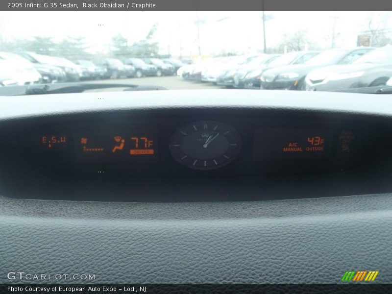 Black Obsidian / Graphite 2005 Infiniti G 35 Sedan