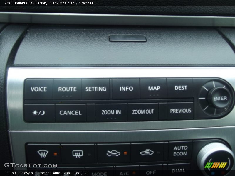 Black Obsidian / Graphite 2005 Infiniti G 35 Sedan