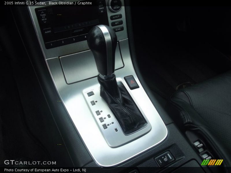 Black Obsidian / Graphite 2005 Infiniti G 35 Sedan