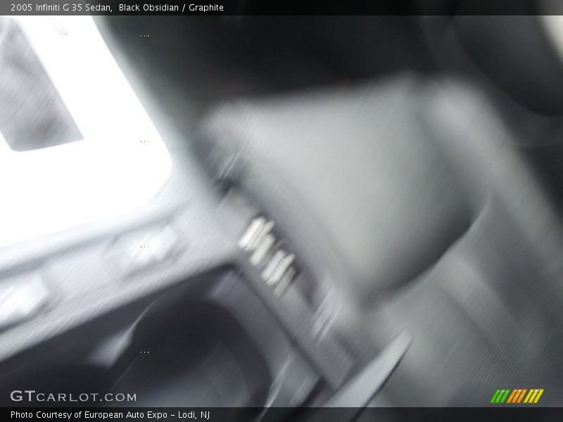 Black Obsidian / Graphite 2005 Infiniti G 35 Sedan