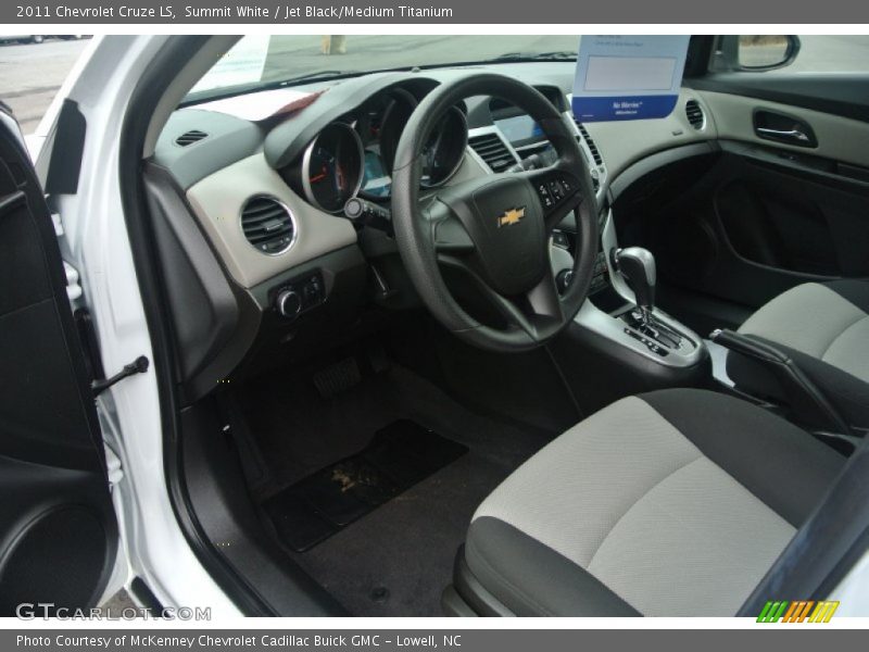  2011 Cruze LS Jet Black/Medium Titanium Interior