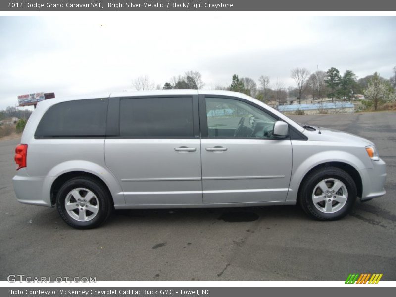 Bright Silver Metallic / Black/Light Graystone 2012 Dodge Grand Caravan SXT