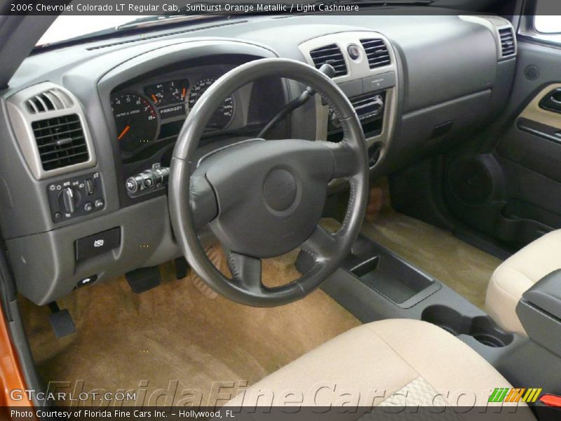 Sunburst Orange Metallic / Light Cashmere 2006 Chevrolet Colorado LT Regular Cab