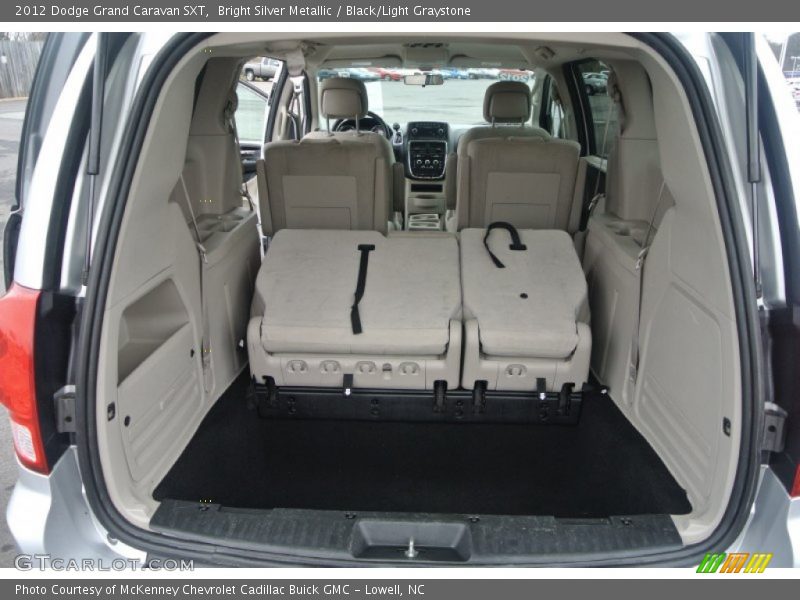 Bright Silver Metallic / Black/Light Graystone 2012 Dodge Grand Caravan SXT