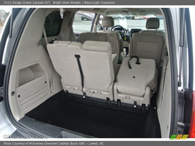 Bright Silver Metallic / Black/Light Graystone 2012 Dodge Grand Caravan SXT