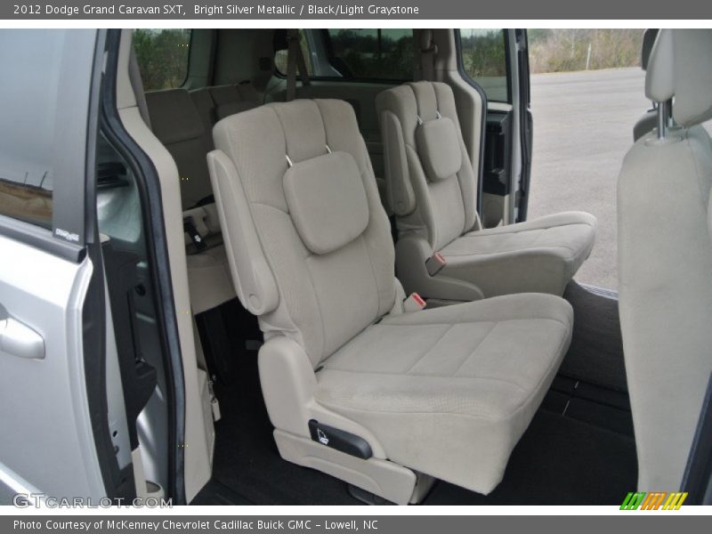 Bright Silver Metallic / Black/Light Graystone 2012 Dodge Grand Caravan SXT