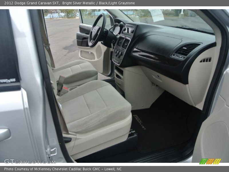 Bright Silver Metallic / Black/Light Graystone 2012 Dodge Grand Caravan SXT