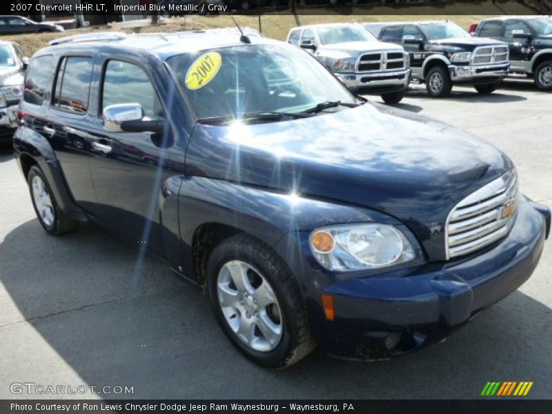 Imperial Blue Metallic / Gray 2007 Chevrolet HHR LT