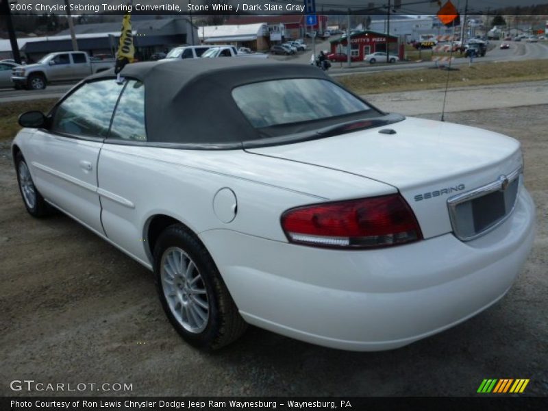 Stone White / Dark Slate Gray 2006 Chrysler Sebring Touring Convertible