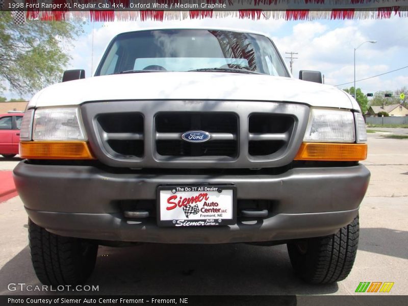Oxford White / Medium Graphite 1998 Ford Ranger XL Regular Cab 4x4
