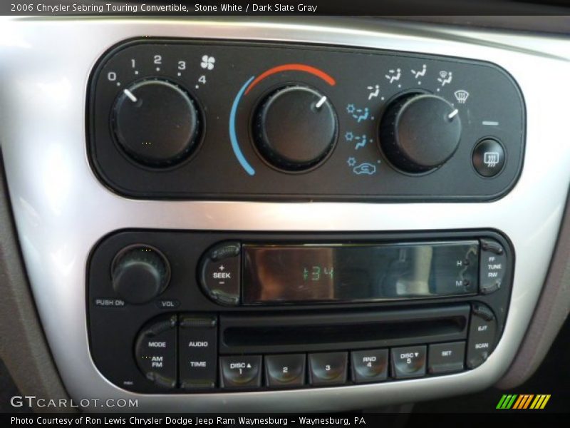 Stone White / Dark Slate Gray 2006 Chrysler Sebring Touring Convertible
