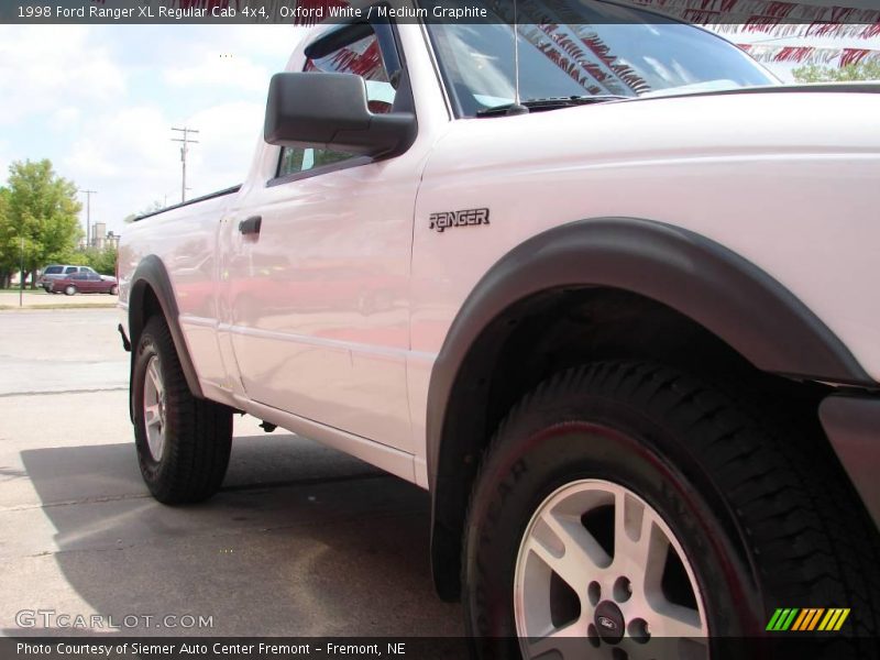 Oxford White / Medium Graphite 1998 Ford Ranger XL Regular Cab 4x4