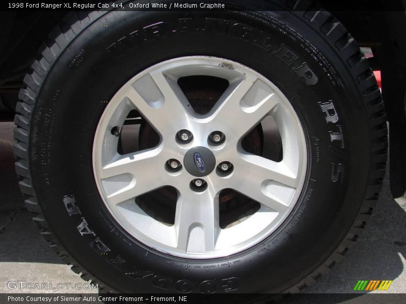 Oxford White / Medium Graphite 1998 Ford Ranger XL Regular Cab 4x4