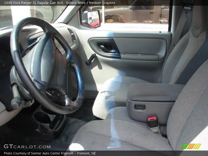 Oxford White / Medium Graphite 1998 Ford Ranger XL Regular Cab 4x4