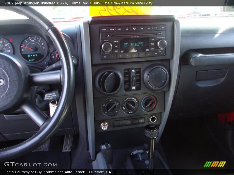 Flame Red / Dark Slate Gray/Medium Slate Gray 2007 Jeep Wrangler Unlimited X 4x4
