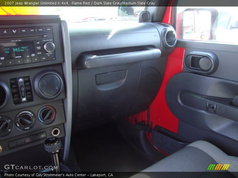 Flame Red / Dark Slate Gray/Medium Slate Gray 2007 Jeep Wrangler Unlimited X 4x4