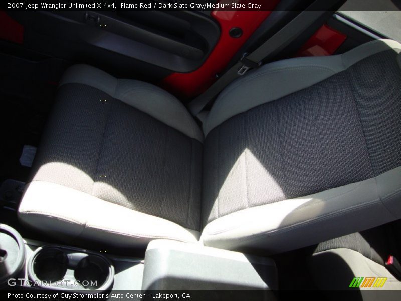 Flame Red / Dark Slate Gray/Medium Slate Gray 2007 Jeep Wrangler Unlimited X 4x4