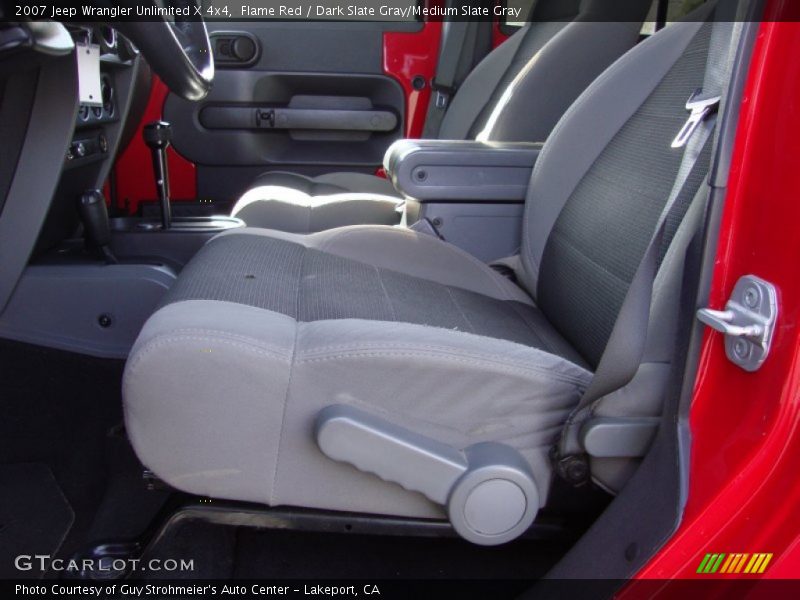 Flame Red / Dark Slate Gray/Medium Slate Gray 2007 Jeep Wrangler Unlimited X 4x4
