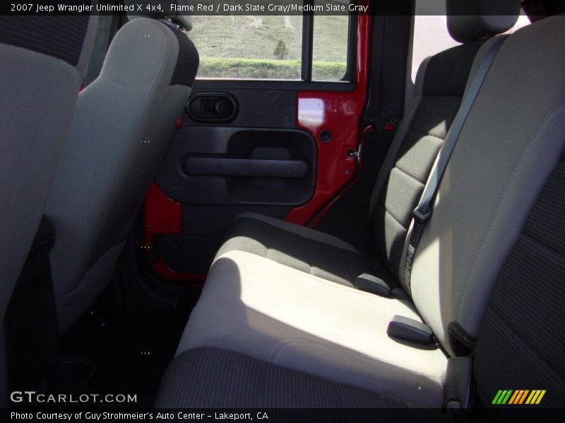 Flame Red / Dark Slate Gray/Medium Slate Gray 2007 Jeep Wrangler Unlimited X 4x4