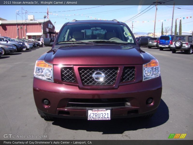 Midnight Garnet / Almond 2013 Nissan Armada SV