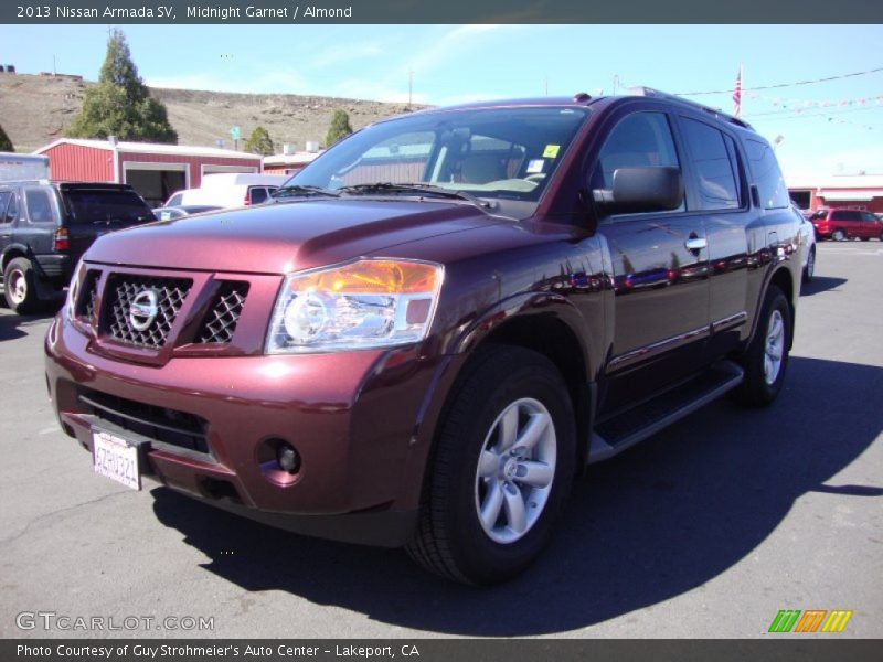 Midnight Garnet / Almond 2013 Nissan Armada SV
