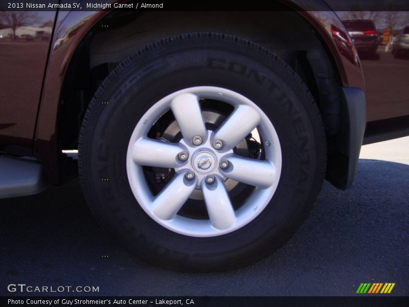 Midnight Garnet / Almond 2013 Nissan Armada SV